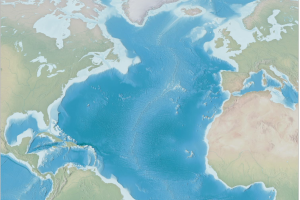 北大西洋地图